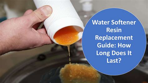 how to test your soft water resin|resins in water softener.